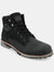 Brute Water Resistant Cap Toe Lace-Up Boot - Black
