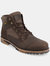 Brute Water Resistant Cap Toe Lace-Up Boot - Brown
