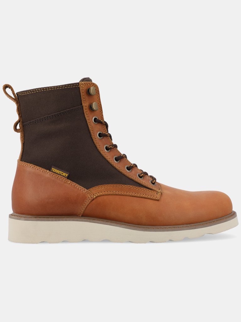 Elevate Water Resistant Plain Toe Lace-Up Boot