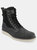 Elevate Water Resistant Plain Toe Lace-Up Boot - Grey