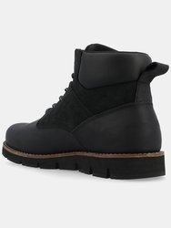 Range Water Resistant Plain Toe Lace-Up Boot