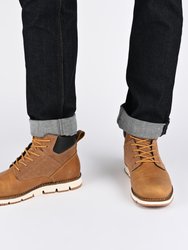 Range Water Resistant Plain Toe Lace-Up Boot