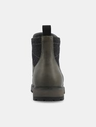 Redline Water Resistant Plain Toe Lace-Up Boot