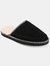 Territory Grove Genuine Sheepskin Scuff Slipper - Black