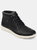 Territory Magnus Casual Leather Sneaker Boot - Black