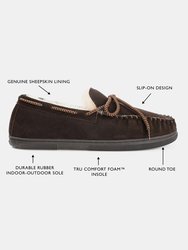 Territory Meander Genuine Sheepskin Moccasin Slipper