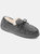 Territory Meander Genuine Sheepskin Moccasin Slipper - Grey