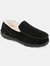 Territory Walkabout Genuine Sheepskin Moccasin Slipper - Black