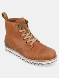 Territory Zion Water Resistant Wide Width Lace-Up Boot - Chestnut