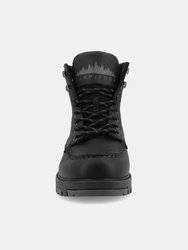 Timber Water Resistant Moc Toe Lace-Up Boot