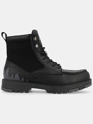 Timber Water Resistant Moc Toe Lace-Up Boot