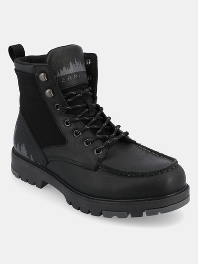 Territory Boots Timber Water Resistant Moc Toe Lace-Up Boot product