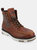 Timber Water Resistant Moc Toe Lace-Up Boot - Brown