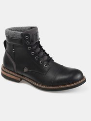 Yukon Wide Width Cap Toe Ankle Boot - Black