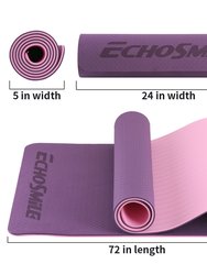 EchoSmile 0.24 Inch Yoga Mat