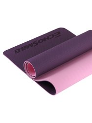 EchoSmile 0.24 Inch Yoga Mat - Purple