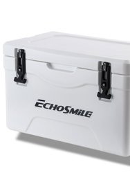 EchoSmile 40 Quart White Rotomolded Cooler - White