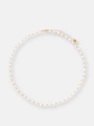 Jamie Mini Pearl Necklace - Pearl