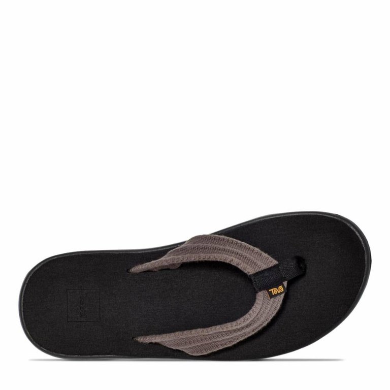 Men's Voya Canvas Flip Flops In Drizzle