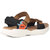 Men's Zymic Sandal In Honey Brown/Black