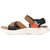 Men's Zymic Sandal In Honey Brown/Black