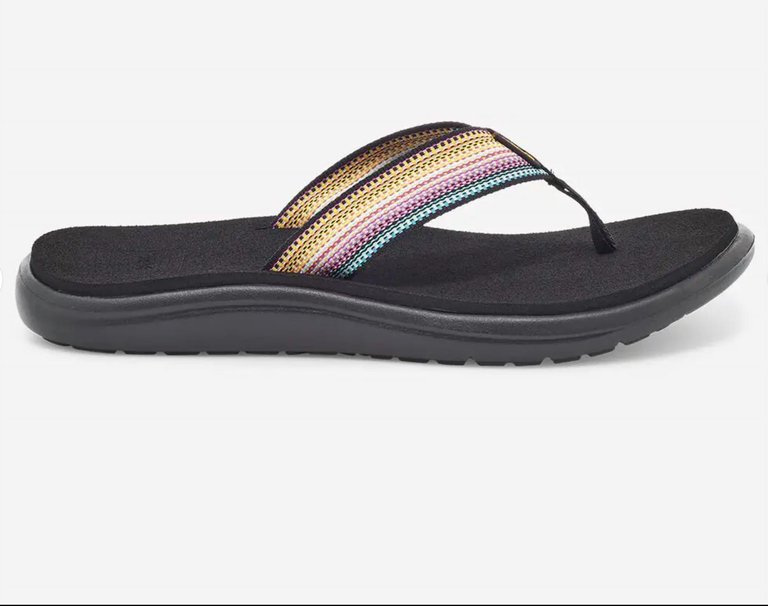 Voya Flip Sandal - Antiguous Black Multi