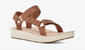 Women's Midform Universal Grooveline Sandal In Maple Sugar