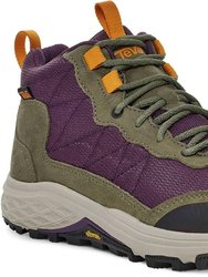 Women's Ridgeview Mid Waterproof Hiking Boots - Olive Branch/Purple Pennant