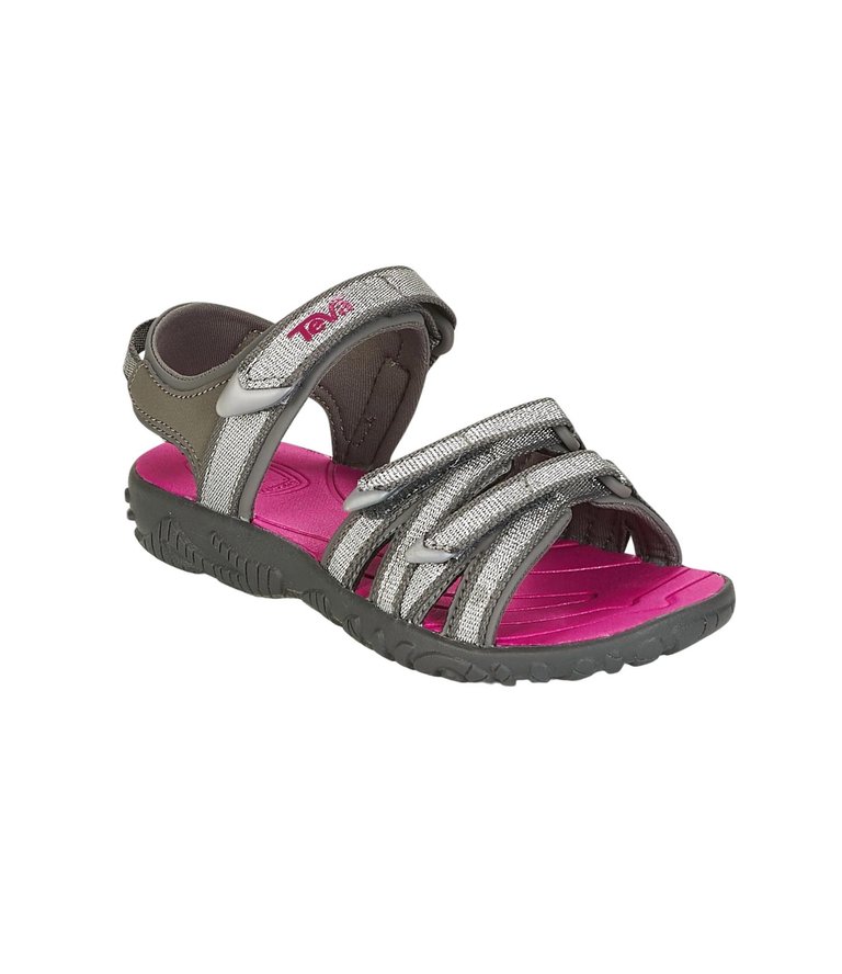 Youth Tirra Sandal In Silver/magenta