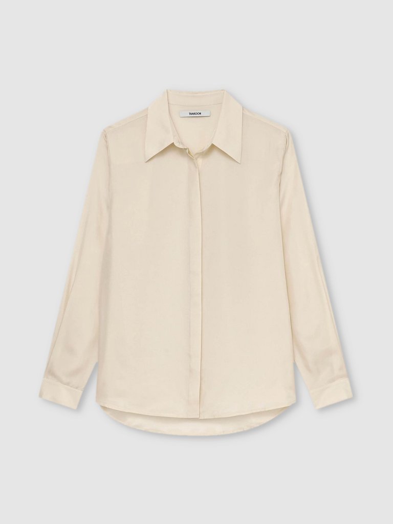 Classic Silk Buttondown Shirt