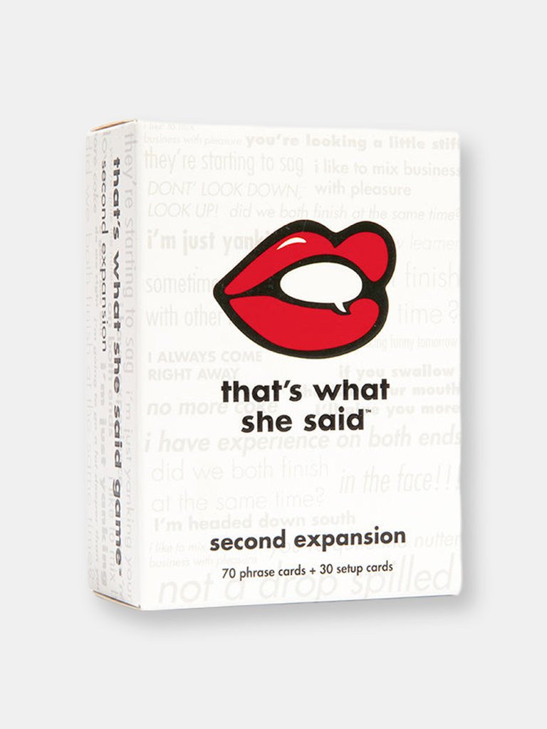 That's What She Said Game - Second Expansion