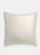 Designer Series - Traditional Ecru Square Pillow - Ecru