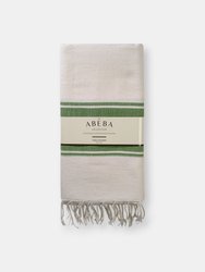 Handloomed Table Runner - Grass