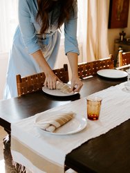 Woven Napkin (Set of Four) - Sand Mixed Stripe