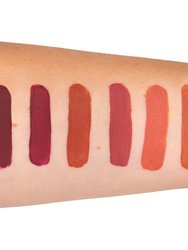 Meet Matte Hughes San Francisco -- Set of 6 Mini Long-lasting Liquid Lipsticks