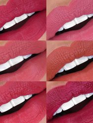 Meet Matte Hughes Vol. 12 -- Set of 6 Mini Long-Lasting Liquid Lipsticks