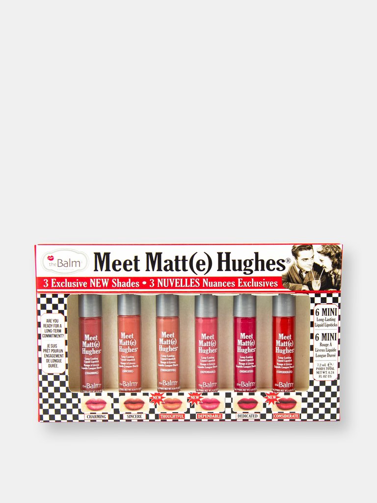Meet Matte Hughes Vol. 14 -- Set of 6 Mini Long-Lasting Liquid Lipsticks