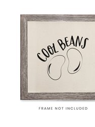 Cool Beans Canvas Kitchen Wall Art