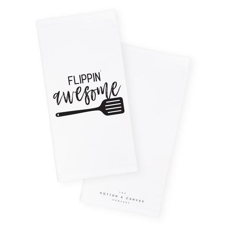 Flippin' Awesome Kitchen Tea Towel