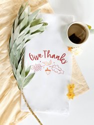 Give Thanks Kitchen Tea Towel