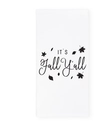 It's Fall Y'all Kitchen Tea Towel - Natural