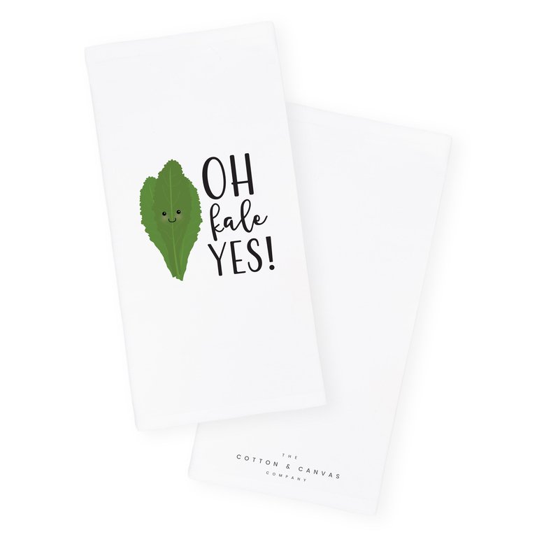 Oh Kale Yes! Kitchen Tea Towel