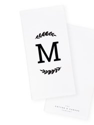 Personalized Monogram Tea Towel
