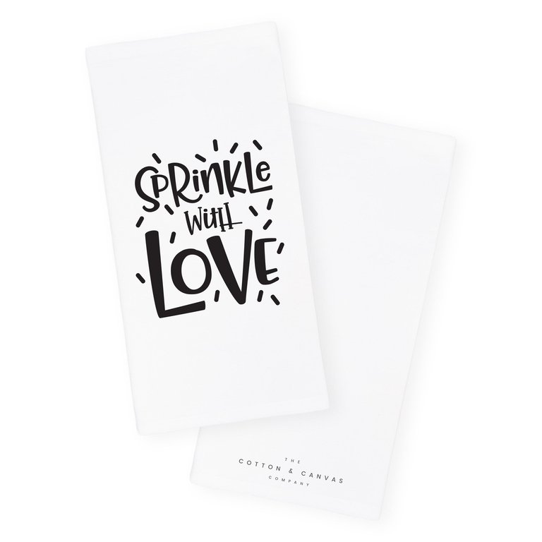 Sprinkle With Love Kitchen Tea Towel