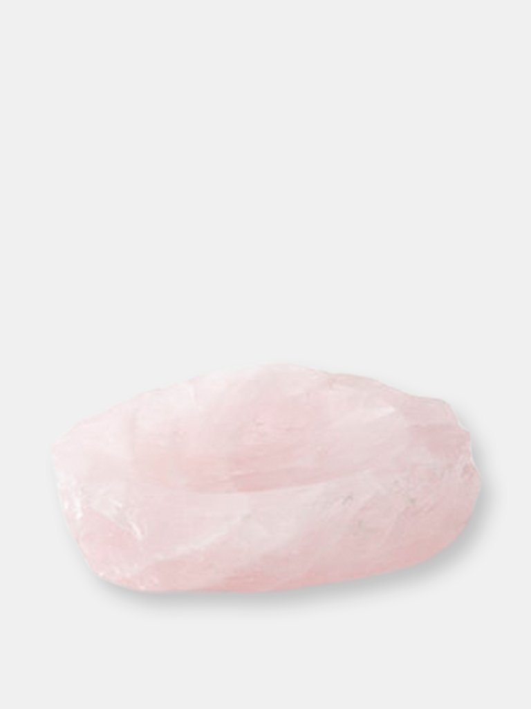 Rose Quartz Raw Edge Dish - Default Title