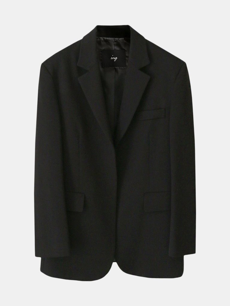 DLV Boyfriend Blazer - Black