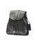 Leather Backpack Black Tribeca Collection - Black