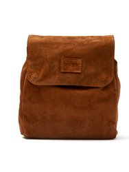 Leather Backpack Brown Upper West Side Collection - Brown