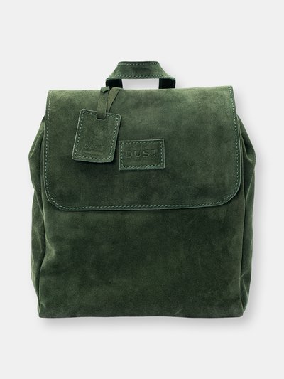 THE DUST COMPANY Leather Backpack Green Upper West Side Collection product