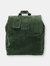 Leather Backpack Green Upper West Side Collection - Green